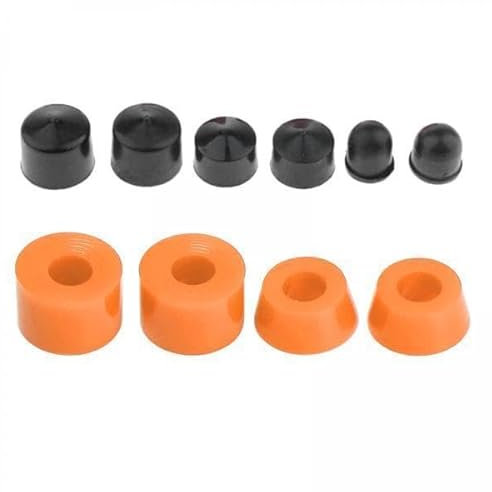 Ronyme 3X Jeu de Bagues de Coupelles de Camion Longboard Orange