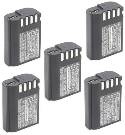Lithium Battery DMW-BLK22 2200mAh Battery DVLCQ005Y Charger ,Compatible For Panasonic LUMIX DC-S5 DC-S5K S5 GH5 GH6 G9 GH5S DC-S5KK(5 DMW-BLK22 Battery)
