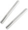 Silkwish 2 Stück Vierkantstift 8mm x 80mm für Türgriffe - Steel Vierkant für Drückergarnitur Türdrücker Langschild BB/PZ - Spindelstange Ersatz für Türdrücker, einsteckschloss haustür - Silber