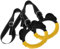 Mipcase 1par Anillas De Gimnasia Cuerdas Ajustables Equipamiento De Fitness Metálico para Ejercicios Casa Entrenamiento De Dominadas y Fortalecimiento