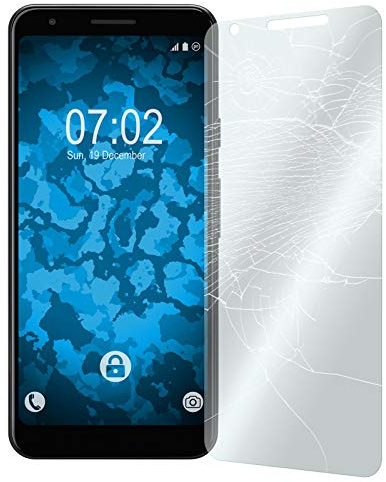 PhoneNatic 2 x Glas-Folie klar kompatibel mit Google Pixel 3a - Schutzglas für Pixel 3a