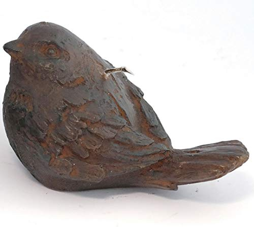 HGD Kerze ''Vogel braun'' klein, Wachs