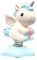 VALICLUD Einhorn Figur Auto Wackelfigur Tortenfigur Dekofigur Wohnzimmer Tischdeko Skulptur Statue Kuchen Topper für 2021 Silvester Neujahr Geschenke Hochzeit Valentinstag Deko Objekt