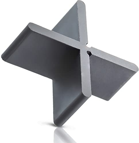 QUICK2FIX® 4mm Profi - Fugenkreuze für Terrassenplatten 4mm x 20mm (B x H) - 100 Stück zum Verlegen im Außenbereich. Mit Sollbruchstelle als T-Stück verwendbar - Made in Germany