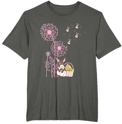 Osterkörbchen Ostereier Osterhase Pusteblume Ostern T-Shirt