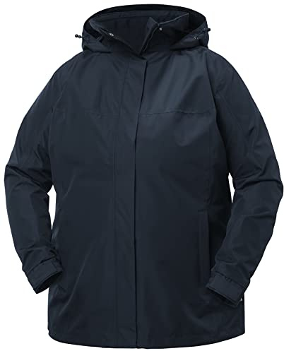 Helly Hansen Women's W Aden Plus Jacket, Navy, 3X