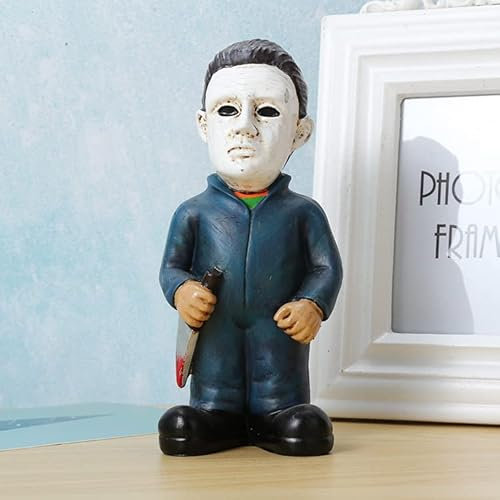 tshy Décoration de jardin zombie d'Halloween - Figurine de nains de film d'horreur - Décoration pour extérieur, cour, pelouse, pot de fleurs (B)