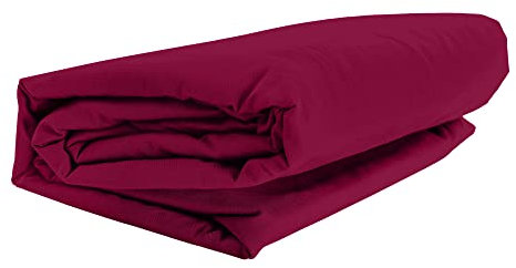 GMD Living Mr. Sandman Spannbettlaken Full ELASTAN, Farbe:248-brombeere, Größe:180-200 x 200-220 cm