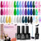 beetles Gel Polish 20 Colors Gel Nail Kit with 3Pcs Gel Base and Top Coat Glossy Matte Gel 19Pcs Gel Art Polish & 1Pcs Blooming Gel for Nail Art Design Manicure Gift for Girls Women…