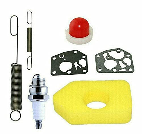 Wmool Lawn Mower Service Kit 698369 Filter Suitable For Briggs & Sprint Stratton Engines and Classic