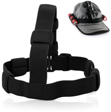 Scheinwerferband, Kopfband Gürtel Taschenlampen Stirnband LED Stirnlampe Band Freihändiges Kopfband Headlight Strap Band Freisprech Stirnlampenhalter Taschenlampen Stirnband Ersatz Für Taschenlampen