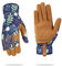 Gartenhandschuhe für Damen,Mikrofaser gardening gloves women Gartenhandschuhe für Hof, garden glove leather garden gloves women Reinigung, Gartenarbeit, Landschaftsbau, Pflücken, Pflanzen (blau, L)