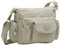 CF CATTERFELD Sportliche & leichte Damen Umhängetasche Schultertasche - wasserabweisendes Nylon (Medium Beige)