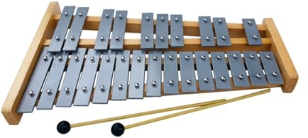 Glockenspiel Schlaginstrument, 25-Ton-Aluminiumplatte, Klavier, Klopfendes Glockenspiel, Professionelles Metall, Klopfendes Klavier, Lehrklavier