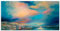 ARTland Wanddeko Wandbild Alu Verbundplatte für Innen & Outdoor Bild 100x50 cm Landschaften Küsten Strand Meer Sonnenuntergang Farbe Stille U4UR