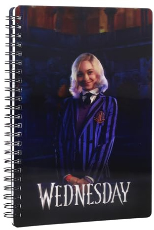 SD TOYS - Enid Wednesday Notizbuch mit 3D-Effekt