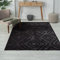 VIMODA Teppich Modern Super Weicher Wohnzimmer Teppich, 3D Effekt, Hochflor, Langflor, Skandinavisch Robust, Farbe:Anthrazit, Maße:200x290 cm