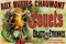GQWJKSZ Aux Buttes Chaumont Jouets Metall-Blechschild, Dekor, 20,3 x 30,5 cm, geeignete Plakette für Cafés, Restaurants, Hotels, Bars, Bauernhäuser, Gärten