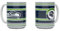 Seattle Seahawks NFL Tasse Becher Kaffeetasse Mug ** Established ** 450 ml, 3023397