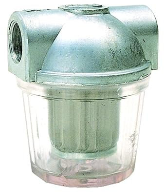 Filtro gasolio 3/8 1 via in alluminio con cartuccia