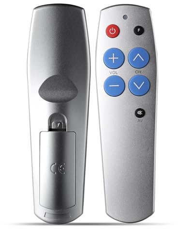 Universal TV - Fernbedienung Für IR Fernbedienung–Großen Tasten – Universelle Einfache Senioren Fernbedienung - Einfach zu Bedienen und Einzurichten