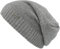 Eisglut Unisex Rocketo Cotton Strickmütze/Made IN Germany, grau Mel, One Size