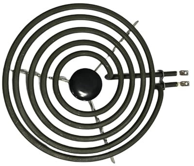 DAVBIR Élément Chauffant 2100W 230V 8 5 Tours for brûleur de Surface-5 bobines Tube Chauffant en Forme de Bobine de crêpe avec trépied Taille arrière Plat Perfection (Color : 5coil-Sheet)