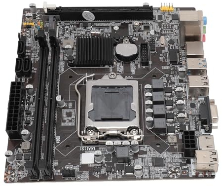 H310 Computer-Motherboard, M.2-Schnittstelle PCIe X16 Gen 3.0-Steckplatz, 2 Stück DDR4 Computer-Gaming-Motherboard (8GB)