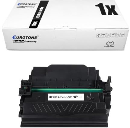 Eurotone 89X 89A Toner Mit Chip Kompatible für HP 89A 89X Laserjet Enterprise M507x M507n M507dn MFP M528dn M528f Flow MFP M528c M528z CF289A CF289X (Schwarz, 1er-Pack)