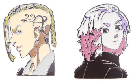 Mikey Abzeichen Manjiro Sano Draken Figur Abzeichen Mikey Brosche Pin Fans Sammlung