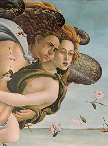 ENYLUFUT Berühmte Gemälde Art Leinwandbilder Drucken Ölgemälde Ausschnitt aus der Geburt der Venus von Sandro Botticelli Jahrgang Wandkunst für Schlafzimmer Home Decor 60x90cm