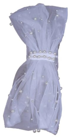 Zkydhbd Anmutiger Brautschal Für Besondere Anlässe Wickelkostüm Tüll Durchsichtiger Wickel Stilvoller Durchsichtiger Schal Für Hochzeitskleid