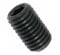 Madenschrauben/Gewindestifte M4 x 6 mm Schwarz 45H - DIN 913 - mit Kegelkuppe und Innensechskant - Metrisch Gewinde (Gewinde: M4, Länge: 6 mm, Menge: 50 St.)
