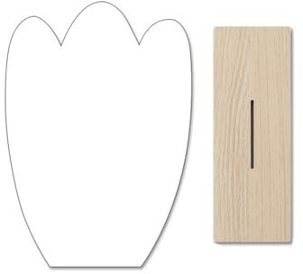 Wisafory Acryl Schminkspiegel Spiegel unregelmäßige Form mit Holzsockel Rahmenloser Asymmetrischer Spiegel Kosmetikspiegel für Schlafzimmer Wohnzimmer Hotels Zimmer Deko Aesthetic Kaktus