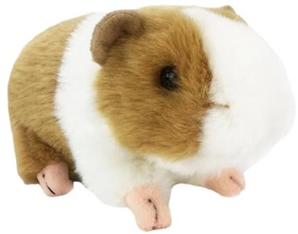Meerschweinchen Kuscheltier,18cm Kuscheltier Meerschweinchen Plüsch,Meerschweinchen Spielzeug Kinder,Weich Kuscheltiere Puppe Spielzeug Dekor Für Jungen Mädchen Partybedarf Valentinstag (Braun Weiß)