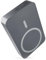 EMOS - Powerbank 10,000 mAh WI 1046 with magnet - Magnetic external battery with passthrough and wireless charging - USB-C output incl. USB data cable - for iPhone, iPad, smartphone, tablet - grey