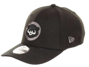 New Era Chicago Cubs MLB Cooperstown Schwarz 39Thirty Stretch Cap - L-XL
