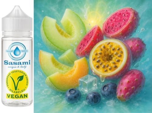Starfruit Halo - Honigmelone Kaktus Passionsfrucht Ice Aroma Konzentrat - Vegan - Sasami - 100ml