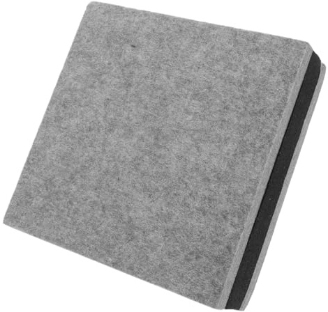 SWETRACE Schalldämpfende Lautsprecher unterlage Graue Schallschutzmatte für Subwoofer Vibrationsabsorbierende Akustik dämmung mit Diffusor Rutschfeste Bodenstütze für Hi fi Boxen