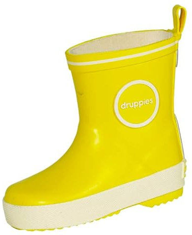 Druppies Unisex-Kinder Regenstiefel Gummistiefel, Gelb (Bright Yellow 011)