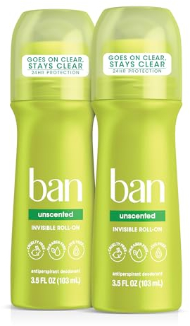 Ban Deodorant 3.5oz Roll-On Unscented by Ban