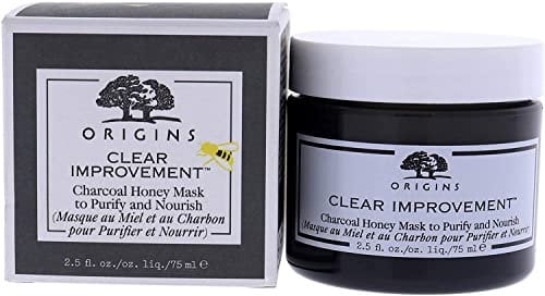 Origins Clear Improvement Charcoal Honey Mask to Purify and Nourish For Unisex 2.5 oz Mask