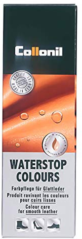 Collonil Waterstop Colours Schuhpflege für Glattleder 75 ml + Rema Ersatzschwammaufträger (751 Schwarz)