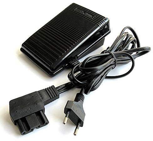 Fußpedal mit Drehzahlregelung und Kabel für Bernina 540, 640, 830, 831, 832, 840, 841, 842, 850 (Typ: 220–230 V)