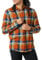 Amazon Essentials Men's Long-Sleeve Flannel Shirt (Available in Big & Tall), Blue Rust Orange Plaid, XL