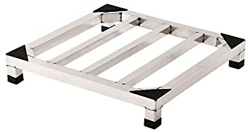 Kühlschrank-Waschmaschinensockel, Möbelträger Trockner Sockel Untergestell Breite/Länge 25-60cm kann auswählen Edelstahl-Kühlschrank-Waschmaschinen-Regalhalter (H:10cm,50 * 50cm)