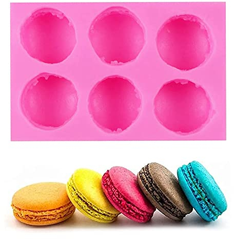 LIANCHEN Macaron Hamburger Silikonform macaron Werkzeuge Macaron Mold 3D Stereo Macaron formen für Fondant Kuchen Backen Schokolade Süßigkeiten Marzipan Mini Seife Badebombe für Feiern Hochzeiten
