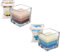 KOTARBAU® 2er Set 2-Docht Duftkerze im Glas Vanille + Anti-Rauch Zweidochtkerze dreifarbig Geschenkidee Aromatherapie Dekorations-Kerzen Brenndauer bis zu 32 Stunden