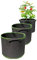 Sacchi per Piante, Grow Bag, Vasi di Tessuto di aerazione con Maniglie, Non Tessuto Traspirante per Radici Rinforzato per, Potatoes, Tomatoes and Strawberries Container (5L 8L 15L)