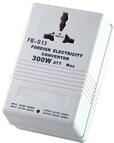 Trasformatore di Potenza Portatile Convertitore di Tensione Step-up/Step-Down (da 220 V a 110 V, da 110 V a 220 V) Adattatore per Spina Elementi Essenziali di Viaggio Presa Universale,300W